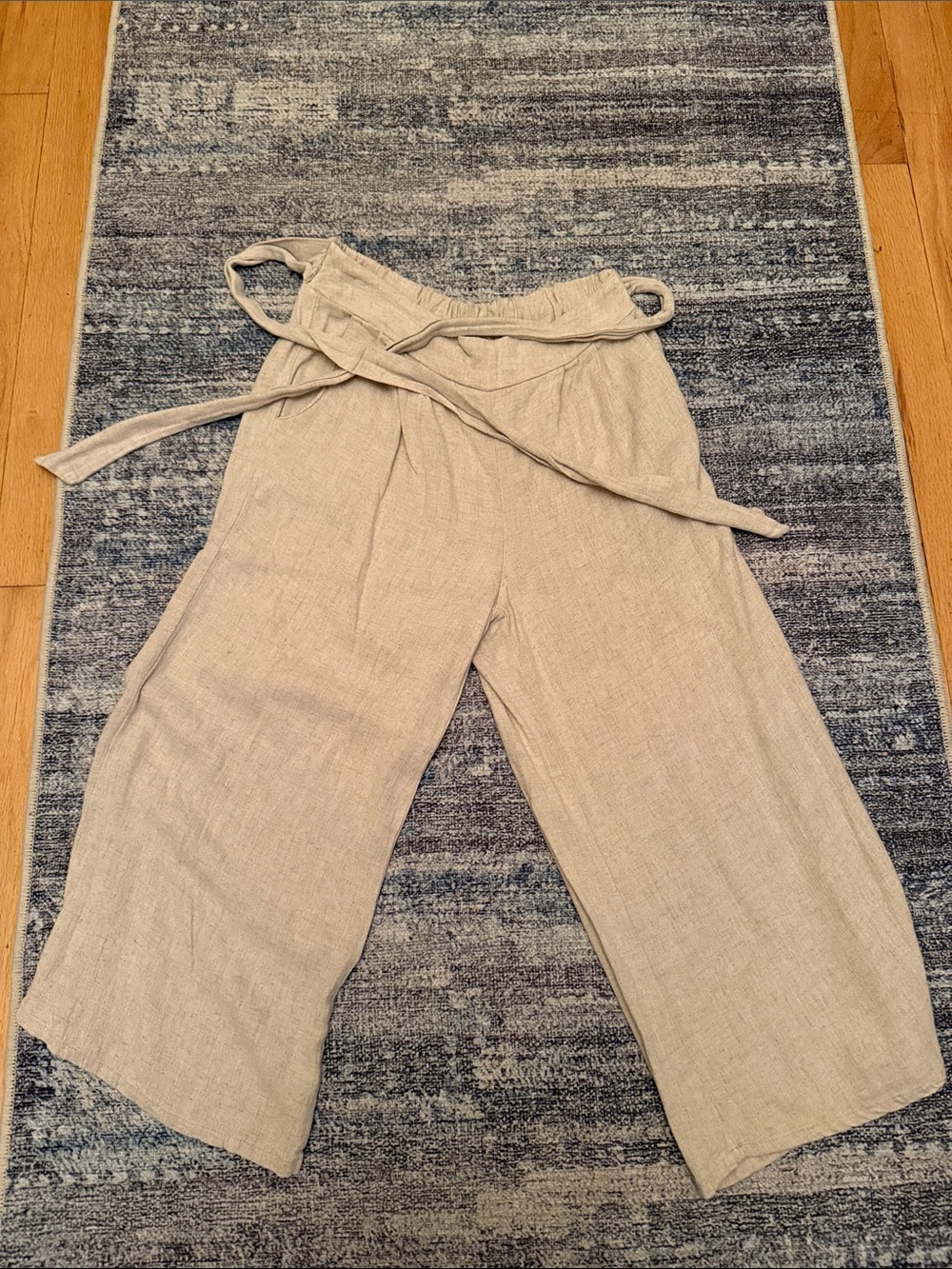 Lilyful Chico Neutral Ribbed Drawstring Pants